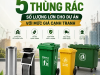 5 đơn vị cung cấp thùng rác số lượng lớn cho dự án với mức giá rẻ cạnh tranh
