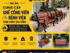 Cung cấp sản phẩm ghế công viên cho bệnh viện tâm anh sài gòn 