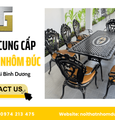 Đơn vị cung cấp bàn ghế nhôm đúc chất lượng tại Bình Dương