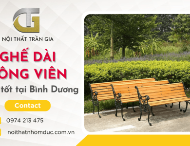 Địa chỉ chuyên phân phối ghế dài công viên giá tốt Bình Dương