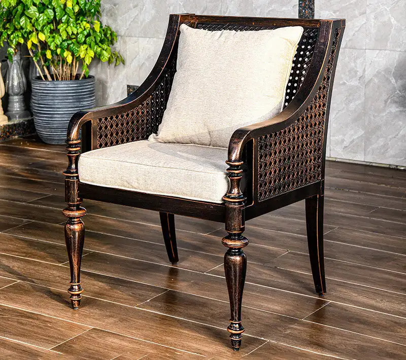 Bàn ghế nhôm đúc dạng sofa ngoài trời BG-07