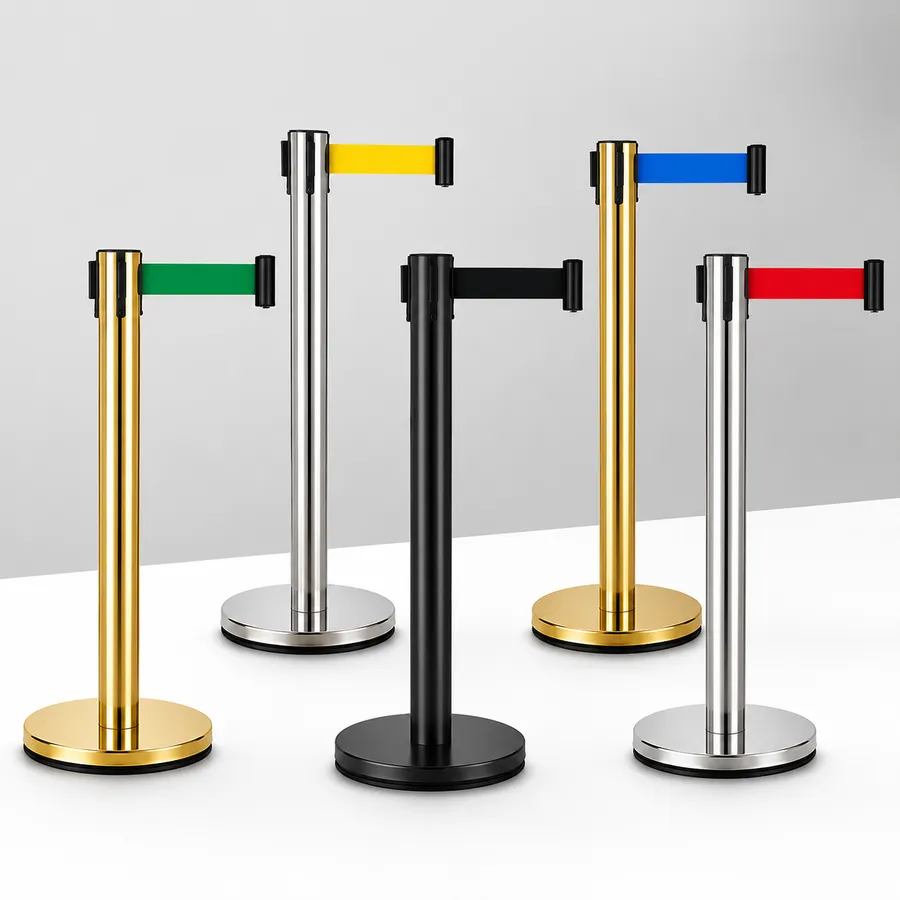 Cột chắn inox dây kéo 5m