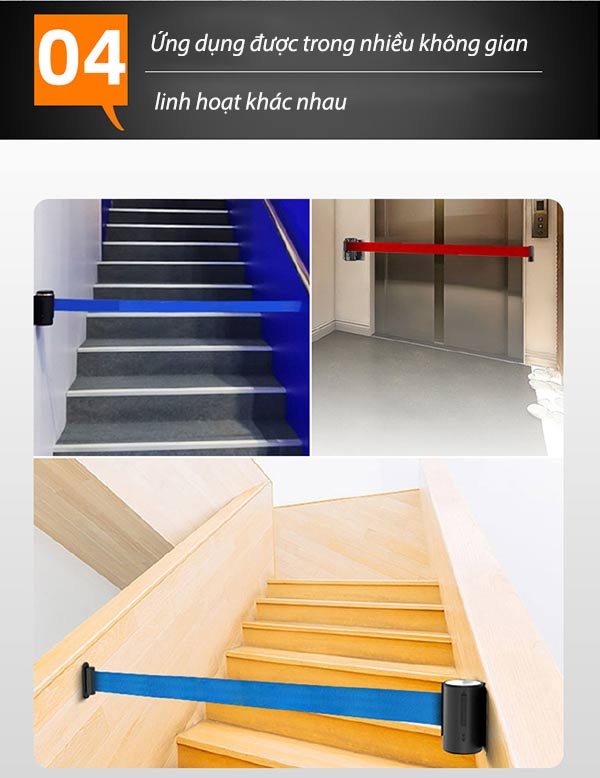 Cột chắn gắn tường