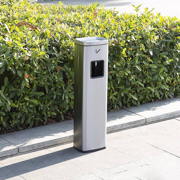 Cây gạt tàn bằng inox công cộng