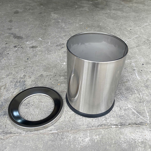 Thùng đựng rác văn phòng inox nắp hở