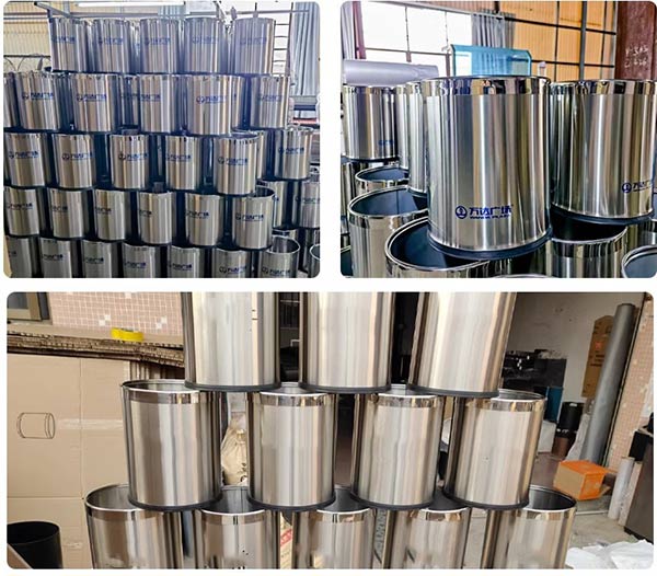 Sọt rác inox 2 lớp