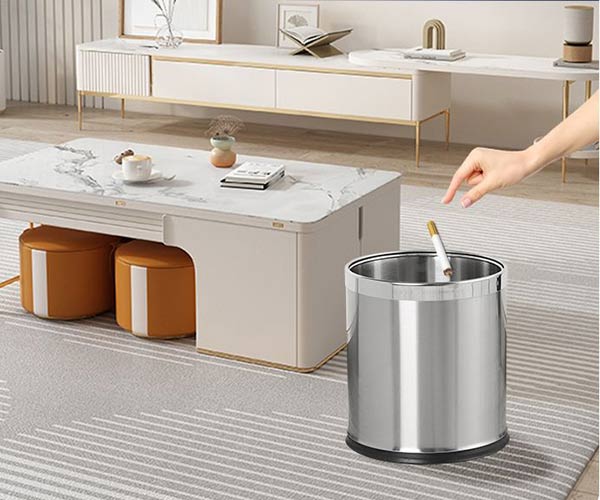 Sọt rác inox 2 lớp