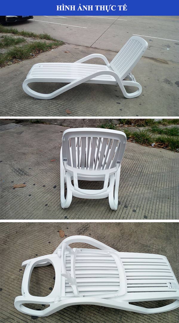 Ghế hồ bơi bằng nhựa cao cấp