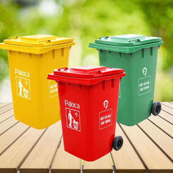 Thùng rác nhựa HDPE 360L