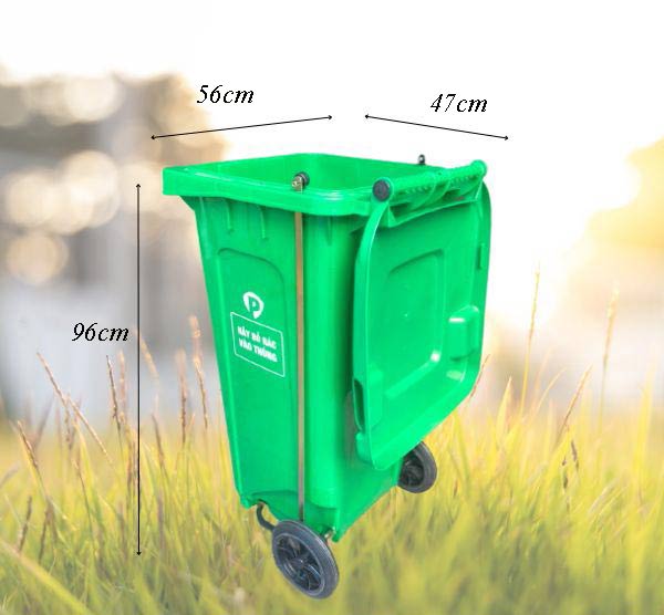 Thùng rác nhựa đạp chân 120L