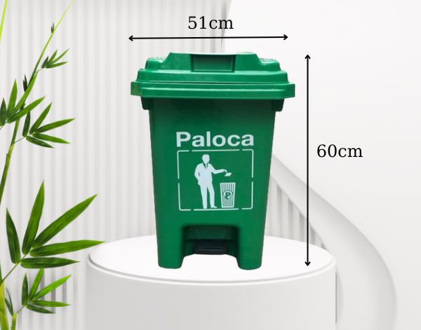 Thùng rác nhựa đạp chân 60L