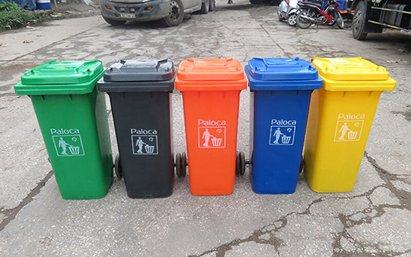 Thùng rác nhựa HDPE 120L