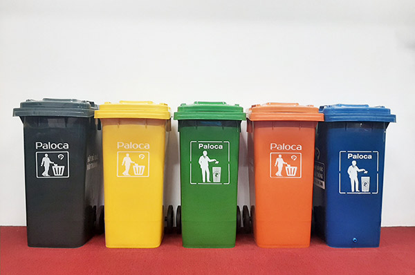 Thùng rác nhựa HDPE 120L