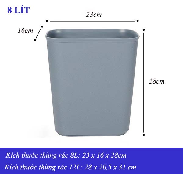 Thùng rác nhựa chống cháy