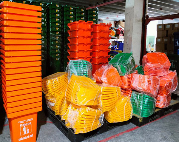 Thùng rác nhựa HDPE 60 lít