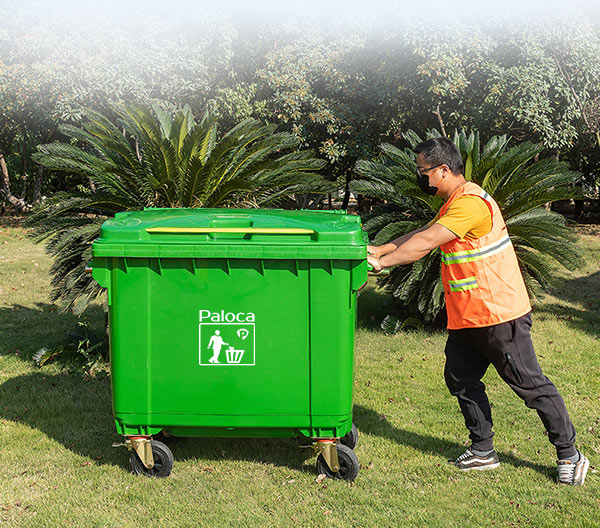 Thùng rác nhựa 660L