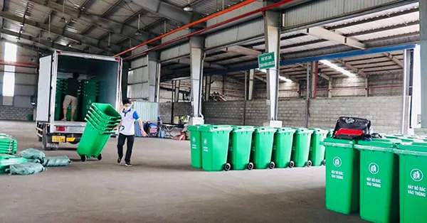 Đơn vị cung cấp thùng rác dự án số lượng lớn