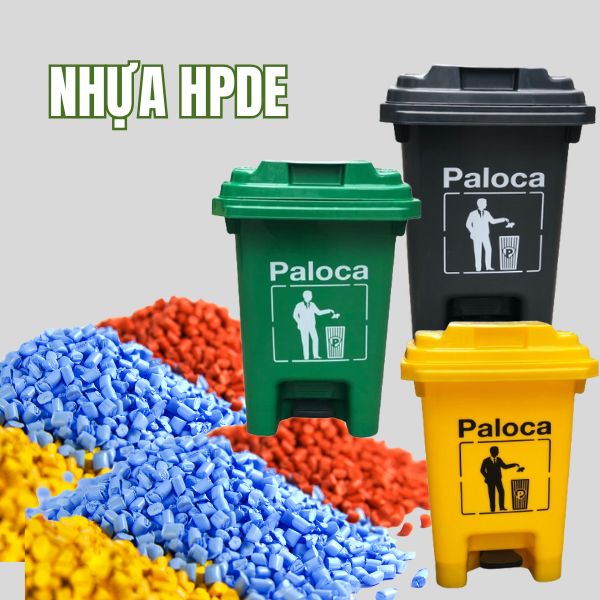 Thùng rác nhựa HDPE