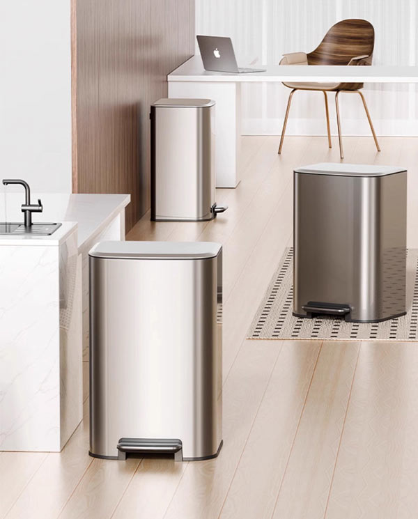 Mẫu thùng rác inox đẹp