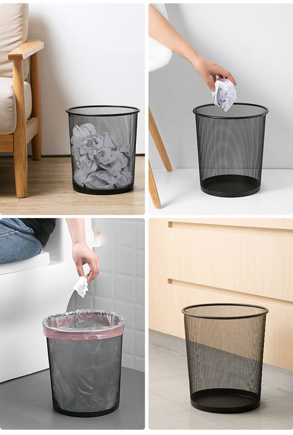 Thùng rác lưới tròn