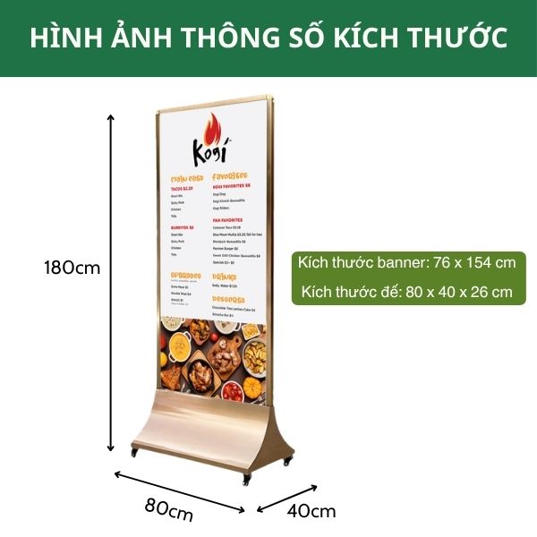 Bảng Standee di động