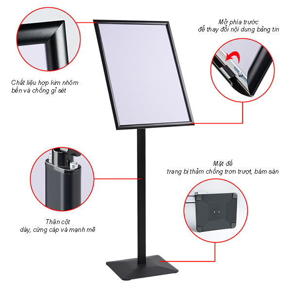 Bảng thông tin khách sạn cỡ A3