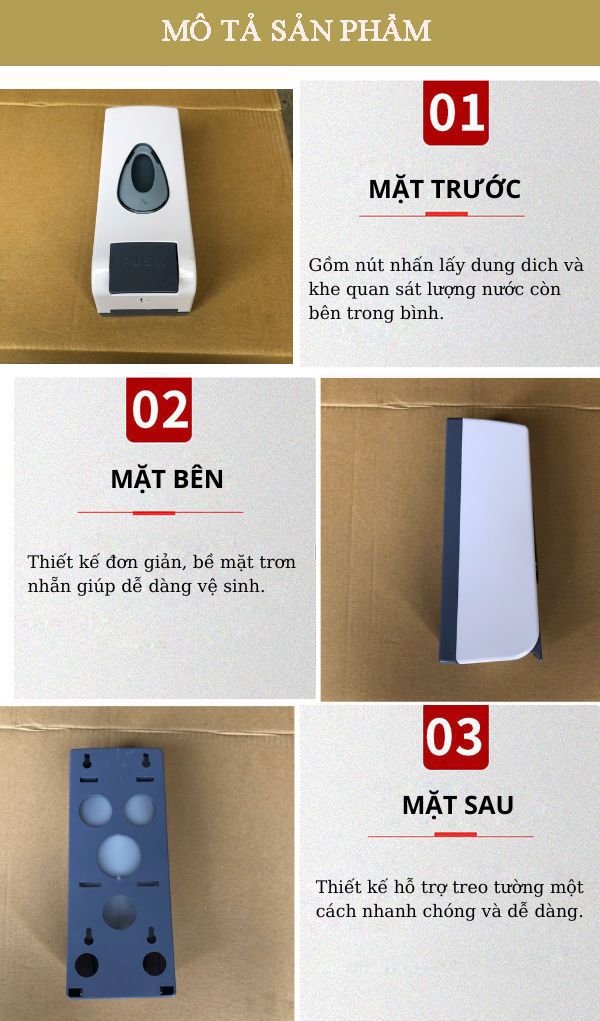 Bình đựng dung dịch dầu gội 600ml