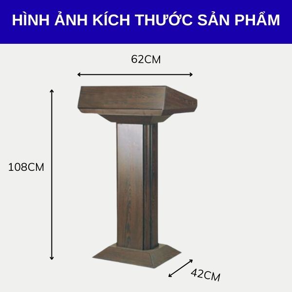 Bục phát biểu gỗ công nghiệp