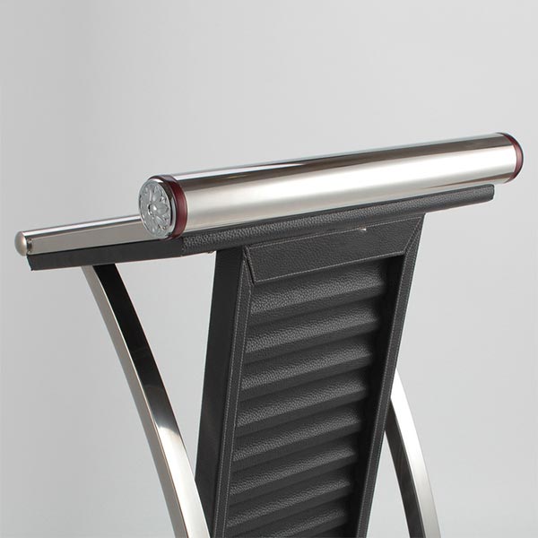 Bục phát biểu inox thân bọc da