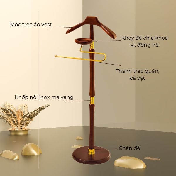 Cây treo quần áo vest chuyên dụng
