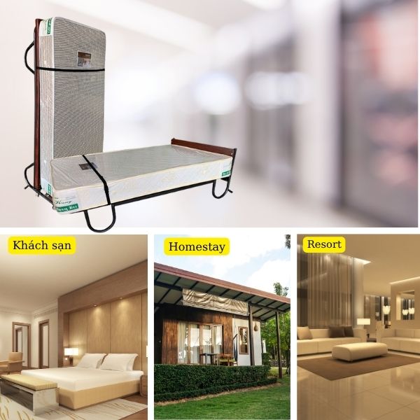 Giường phụ khách sạn không gấp