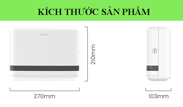 Hộp đựng giấy lau tay treo tường