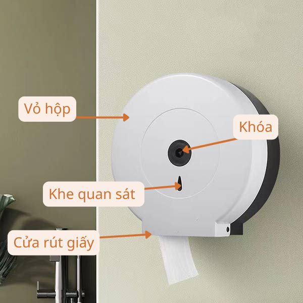 Hộp đựng giấy toilet nhà vệ sinh