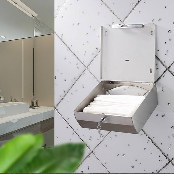 Hộp đựng giấy lau tay bằng inox