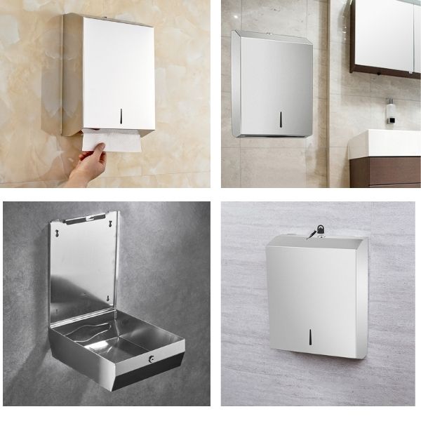 Hộp inox đựng giấy vệ sinh