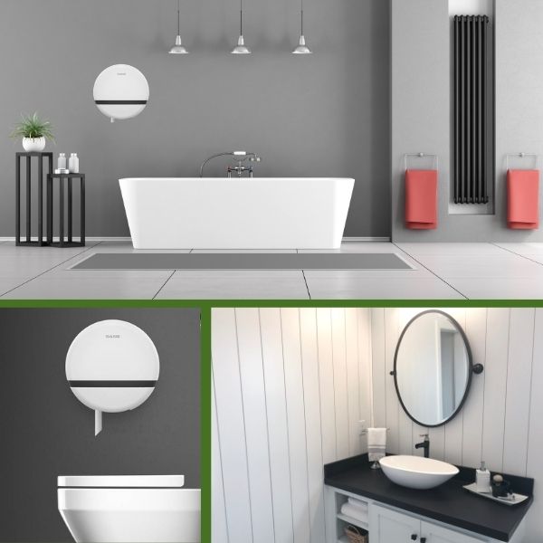 Hộp đựng giấy vệ sinh hình tròn