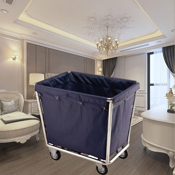Xe chở đồ giặt là khung inox