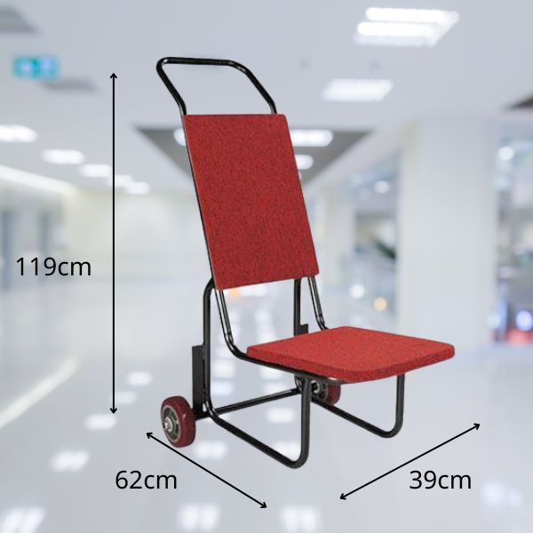 Xe đẩy ghế bàn tiệc trong nhà hàng