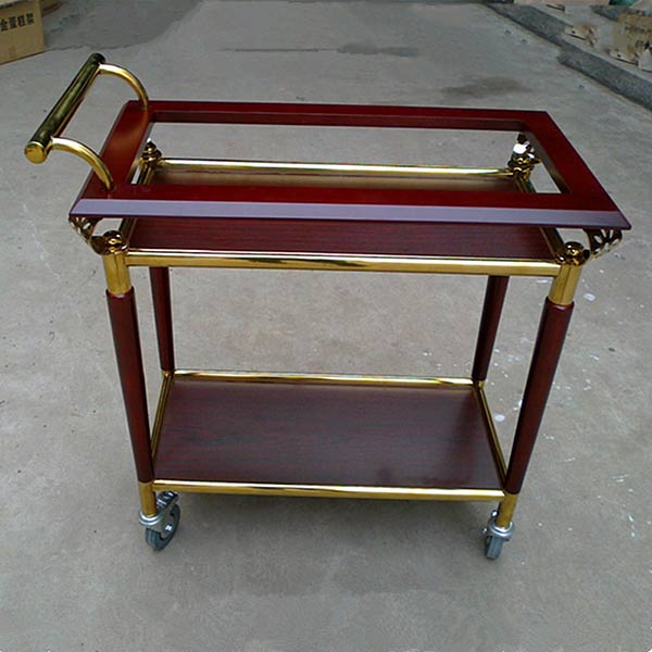 Xe phục vụ rượu đồ uống 2 tầng