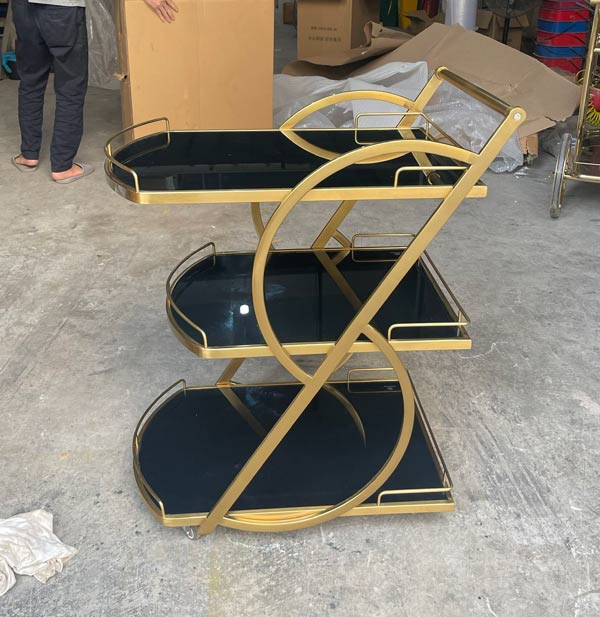 xe phục vụ rượu nhà hàng 3 tầng