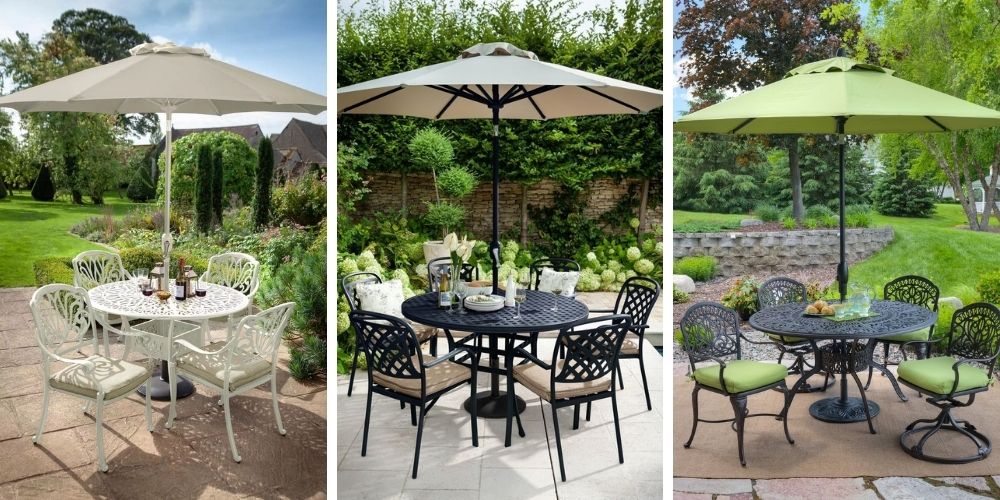 Bàn ghế nhom đúc được sử dụng phổ biến tại các quán cafe, resort, ban công....