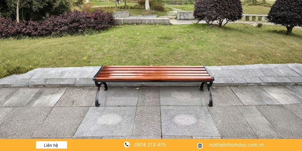 Ghế công viên sân vườn GCV-6 tại quảng trường