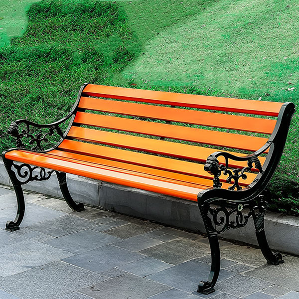 Ghế gỗ nhựa công viên có tựa đầu hổ