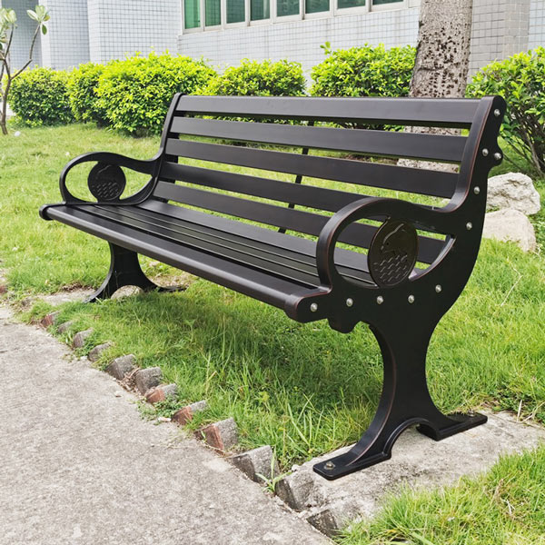 Ghế nhôm đúc công viên ngoài trời