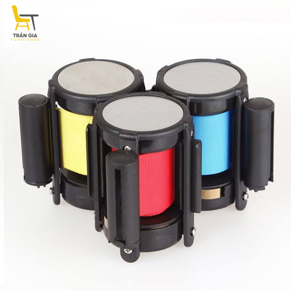 Hộp dây căng kéo cột chắn 2m 3m 5m nhiều màu 