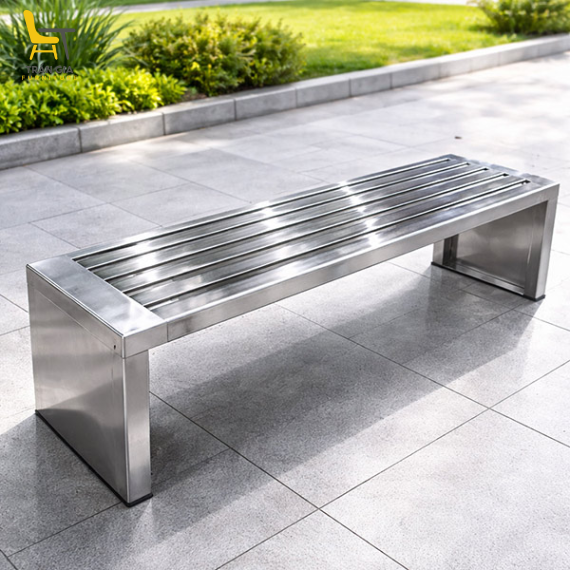 Ghế băng dài inox GCV-8