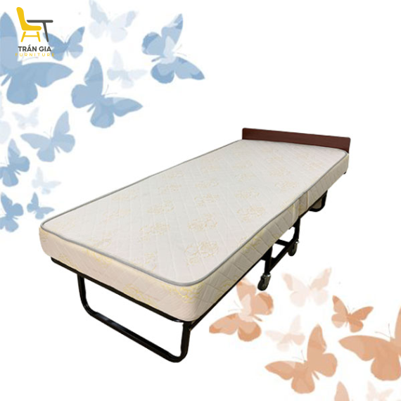Giường gập gọn khách sạn đệm mút 15cm