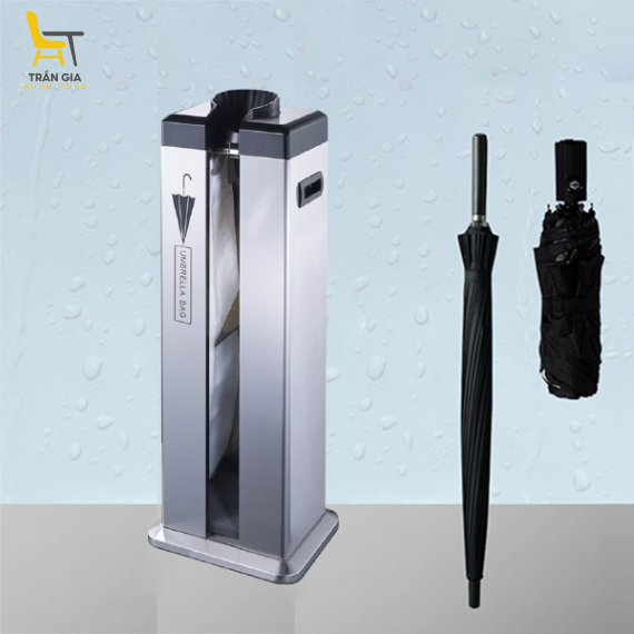 Máy bọc ô dù tự động 1 ngăn dùng cho ô cán dài