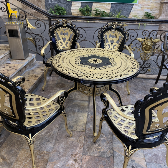 Bàn ghế nhôm đúc BT-1