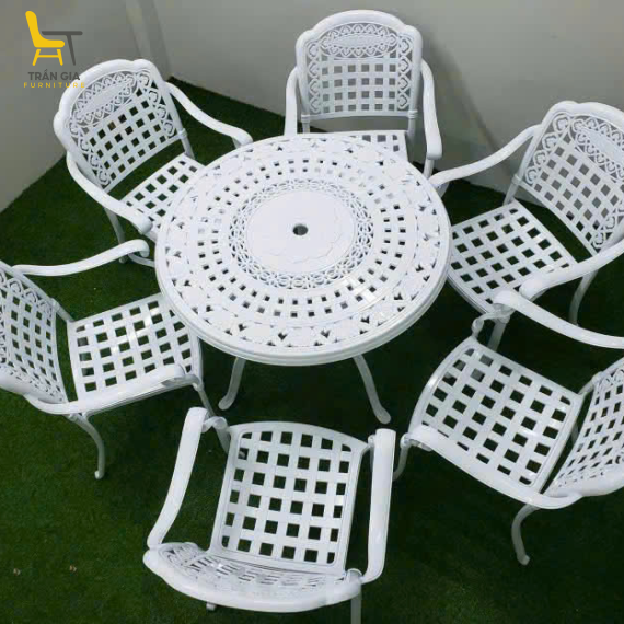 Bàn ghế nhôm đúc BT-4